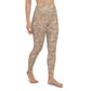 Tan Camo High Waist Yoga Leggings