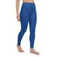Blue High-Waist Yoga Leggings