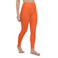 Orange High-Waist Yoga Leggings