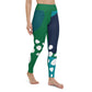 Abstraction Emerald Yoga Leggings