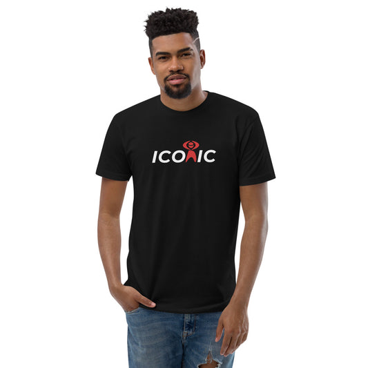 Iconic Men's Big Logo Fitted T-shirt