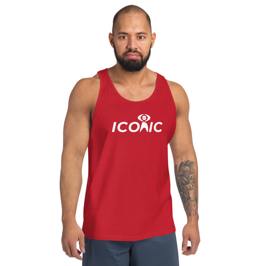 Men's Iconic White Logo Tank Top