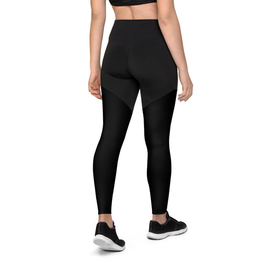 Stealth Black Compression Leggings