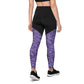 Purple Spot Sports Compression Leggings