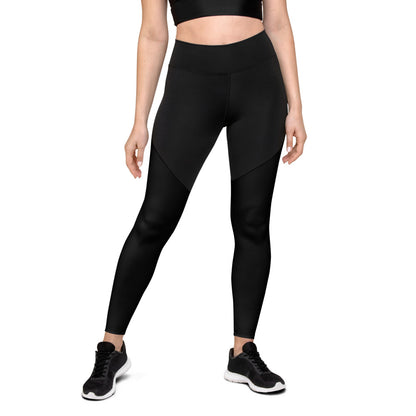 Stealth Black Compression Leggings