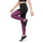 Violet Spin Sports Compression Leggings