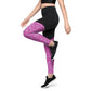 Violet Spot Sports Compression Leggings