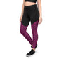 Violet Spin Sports Compression Leggings