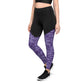 Purple Spot Sports Compression Leggings