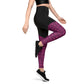 Violet Spin Sports Compression Leggings