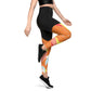 Abstract Leaf Sports Compression Leggings