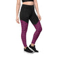 Violet Spin Sports Compression Leggings