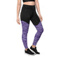 Purple Spot Sports Compression Leggings