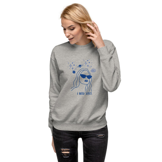 I Need Space Fleece Pullover