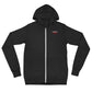 charcoal black zipper hoodie