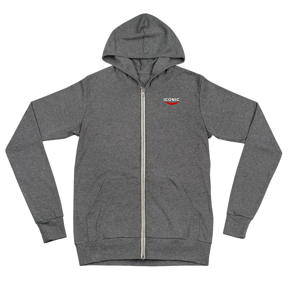 zippered hoodie