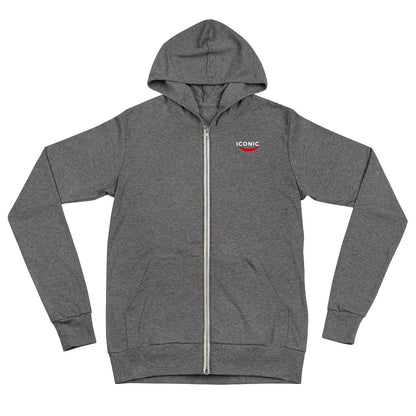 zippered hoodie