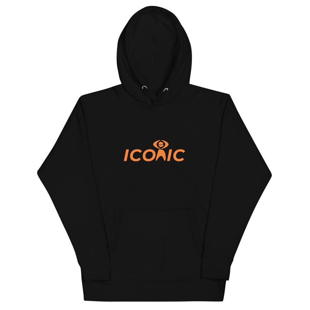 Iconic Neon Orange Logo Hoodie