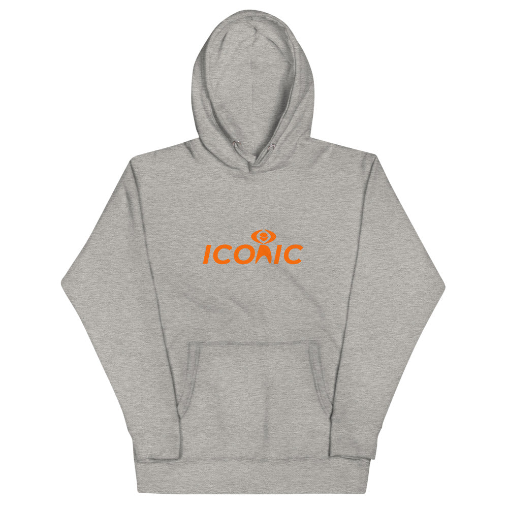 Iconic Neon Orange Logo Hoodie