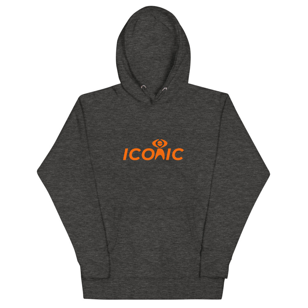 Iconic Neon Orange Logo Hoodie