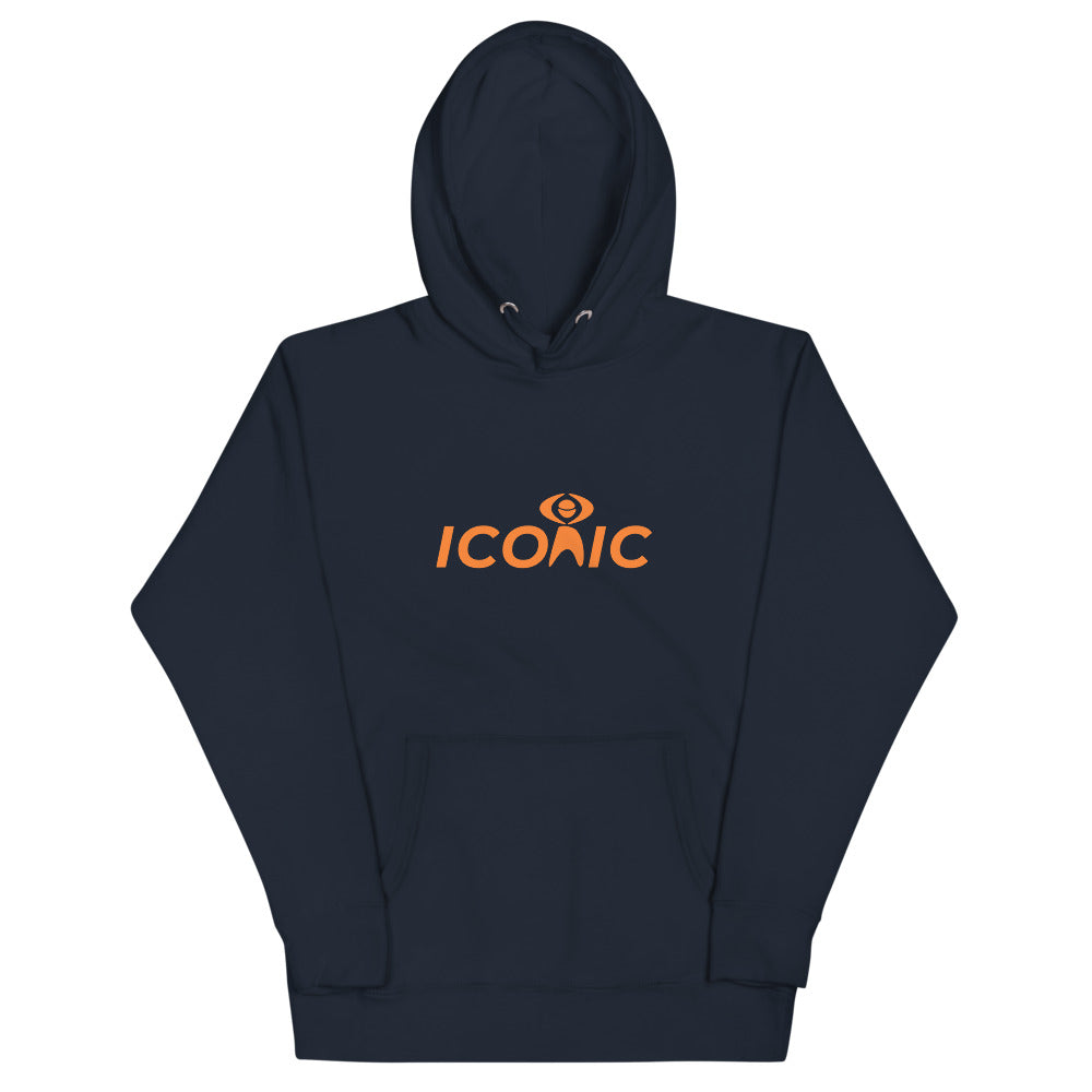 Iconic Neon Orange Logo Hoodie