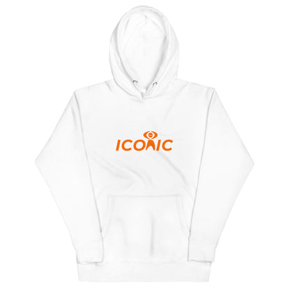 Iconic Neon Orange Logo Hoodie